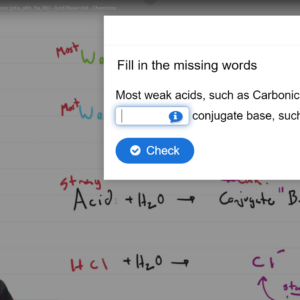 Strength of Acids / Bases and their Conjugates. pKa, pKb, Ka, Kb (Lumi/H5P)